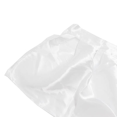 White crinkled plastic bag on a plain white background#whtbkgd