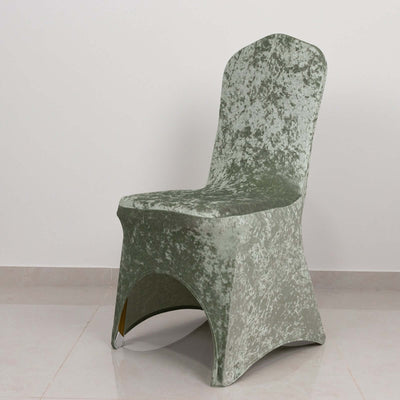 Green upholstered chair with a modern design