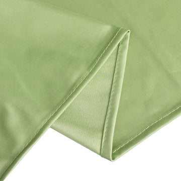 <strong>Sage Green Premium Scuba Square Table Overlay: The Ultimate in Sophistication </strong>