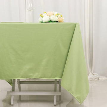 <strong>Sage Green Premium Scuba Square Tablecloth: The Ultimate in Sophistication </strong>