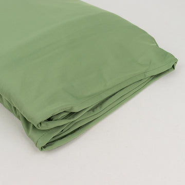 Sage Green Spandex 4-Way Stretch Fabric Bolt, DIY Craft Fabric Roll - 60"x10 Yards