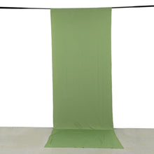 Sage Green 4-Way Stretch Spandex Drapery Panel with Rod Pockets, Backdrop Curtain