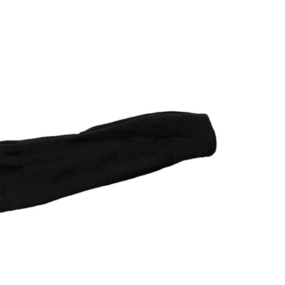 Black fabric headband for stylish hair management