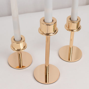 Ideal Gold Taper Candle Holder