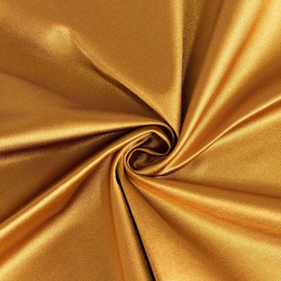 Golden satin fabric texture, showcasing a smooth, luxurious finish.