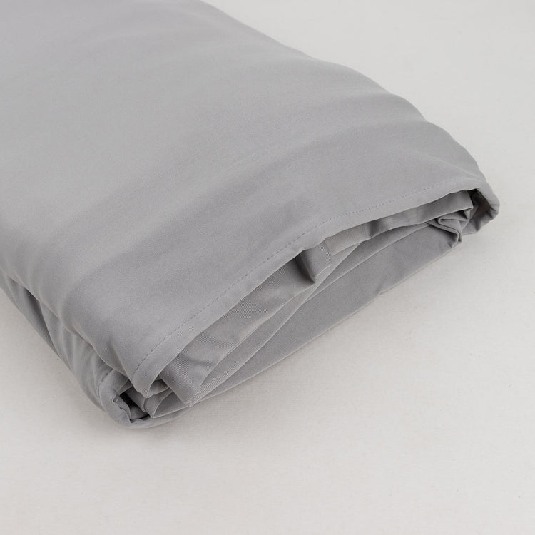 Silver Spandex 4-Way Stretch Fabric Bolt, DIY Craft Fabric Roll