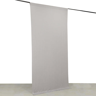 Light gray fabric backdrop for photography setup