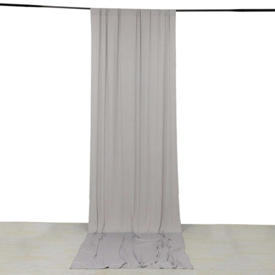Gray draped fabric backdrop for photography