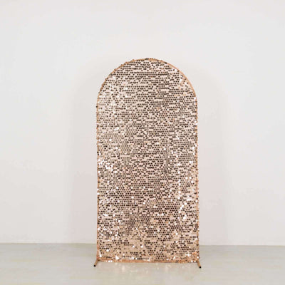 Rose gold sequin backdrop for events and photo shoots