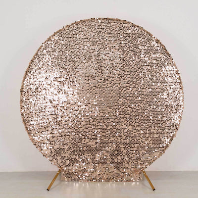 Rose gold sequin backdrop for events and photography