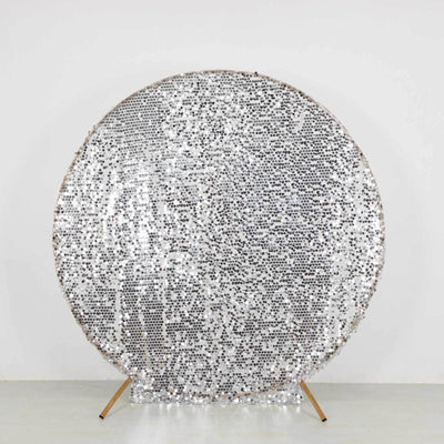 Round sequin backdrop for events and photo shoots