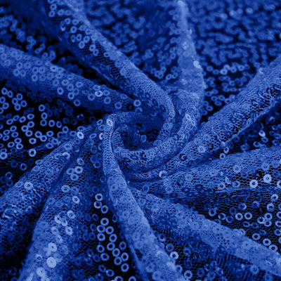 Blue sequin fabric with intricate texture and shimmering details. #whtbkgd