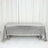 Silver sequin tablecloth draped over a table