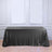 Black sequin tablecloth draped elegantly over a table