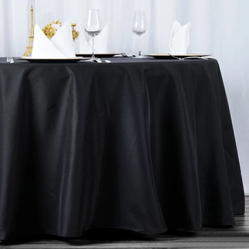 Unleash Your Creativity with a Versatile Black Polyester Table Cover