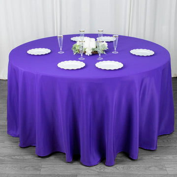 Experience Unmatched Style and Durability with the Purple Seamless Tablecloth
