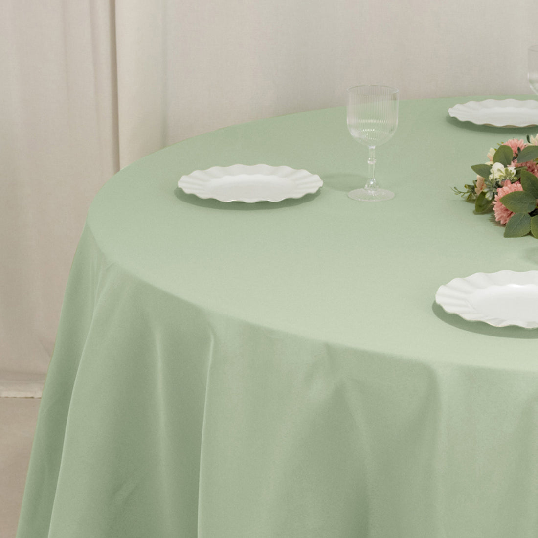 Sage Green Table Clothnull
