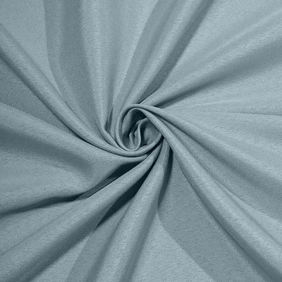 Light blue fabric with a smooth texture, elegantly twisted.
