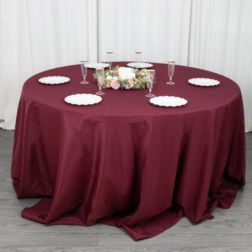 Create an Unforgettable Event with the Burgundy Seamless Tablecloth
