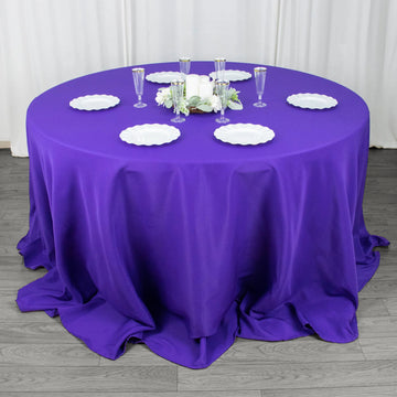 Unleash the Beauty of Purple with a Seamless Tablecloth