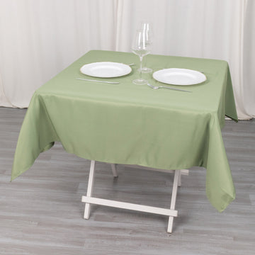 Enhance Your Event Decor with the Dusty Sage Green Seamless Table Topper