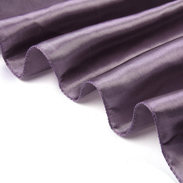 Create a Festive Celebration with the Violet Amethyst Seamless Smooth Satin Tablecloth