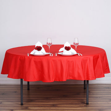 Create Memorable Events with the Red Polyester Tablecloth