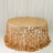 Gold sequin tablecloth with shimmering texture for events and celebrations.