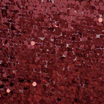 Unleash Your Creativity with the Burgundy Sequin Tablecloth