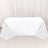 White tablecloth draped over a table in a clean, minimalist setting.
