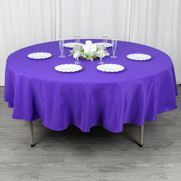 Durable and Versatile Purple Tablecloth for Any Occasion