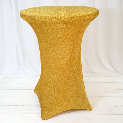 Gold glitter table cover for events and parties