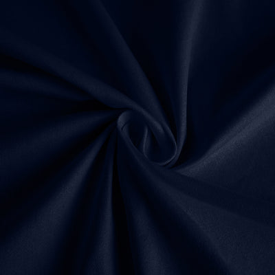 Navy blue fabric texture close-up for design and sewing projects.