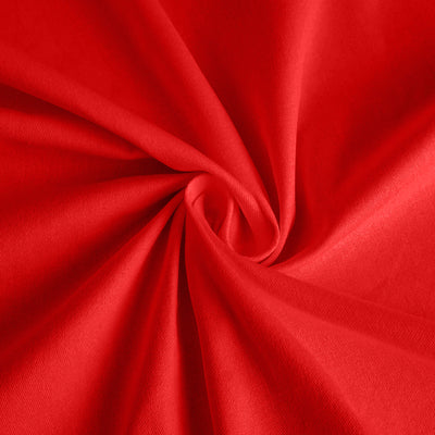 Red fabric texture showcasing soft, smooth material detail.