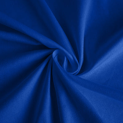 Blue fabric texture in a swirling pattern.