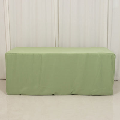 Green table cover for events or home decor