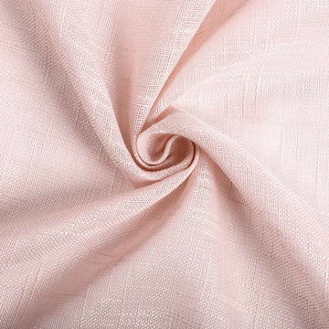 Elevate Your Event Decor with the Blush Seamless Linen Round Tablecloth