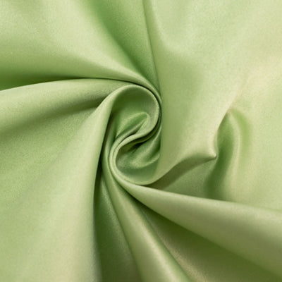 Smooth green fabric with a soft sheen, showcasing its elegant texture.