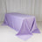 Purple satin tablecloth draped elegantly over a table