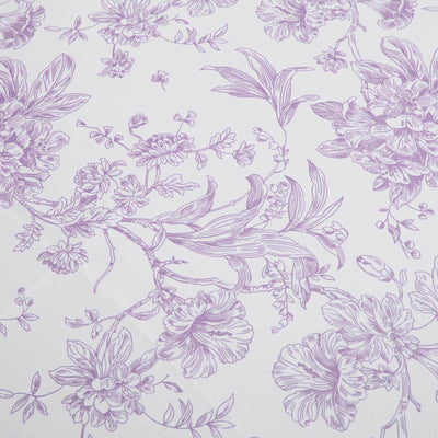 Purple floral pattern on white background. #whtbkgd