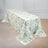 Floral print tablecloth on a wooden floor