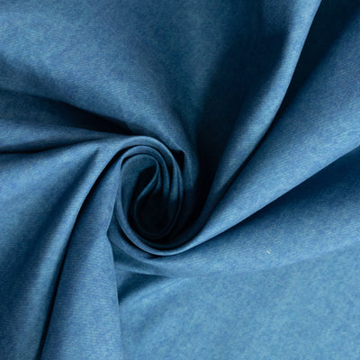 Blue fabric with a smooth, swirling texture. #whtbkgd