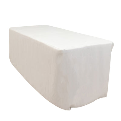 White table cover for events and banquets