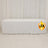 White table cover with logo on a plain backdrop
