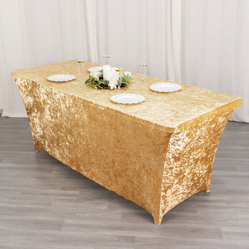 Unleash the Elegance with Champagne Crushed Velvet