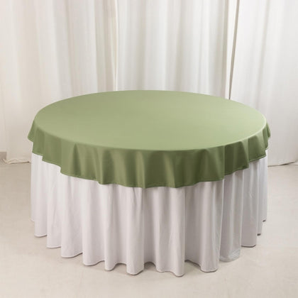 Scuba Round Tablecloth 70" Dusty Sage Green - Wrinkle Free Table Cover
