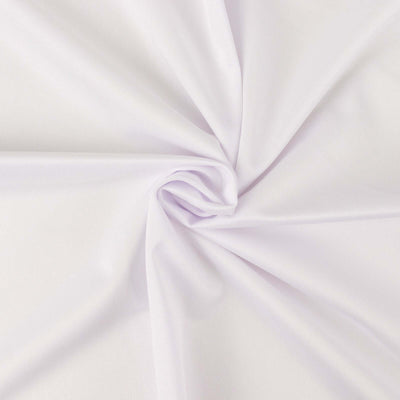 White fabric texture with soft draping and smooth finish.