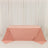 Peach tablecloth draped elegantly over a table