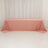 Peach tablecloth draped elegantly on a table 