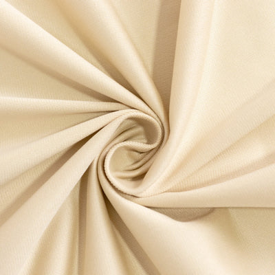 Beige fabric with a smooth texture, elegantly twisted. #whtbkgd